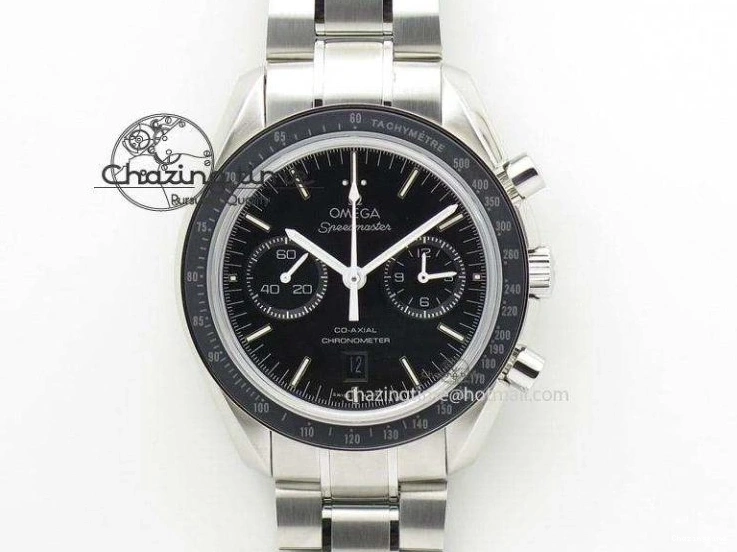 0120 De Ville Chronograph RG OMF 1:1 Best Edition Black Dial On Black Leather Strap A Sophisticated 8106